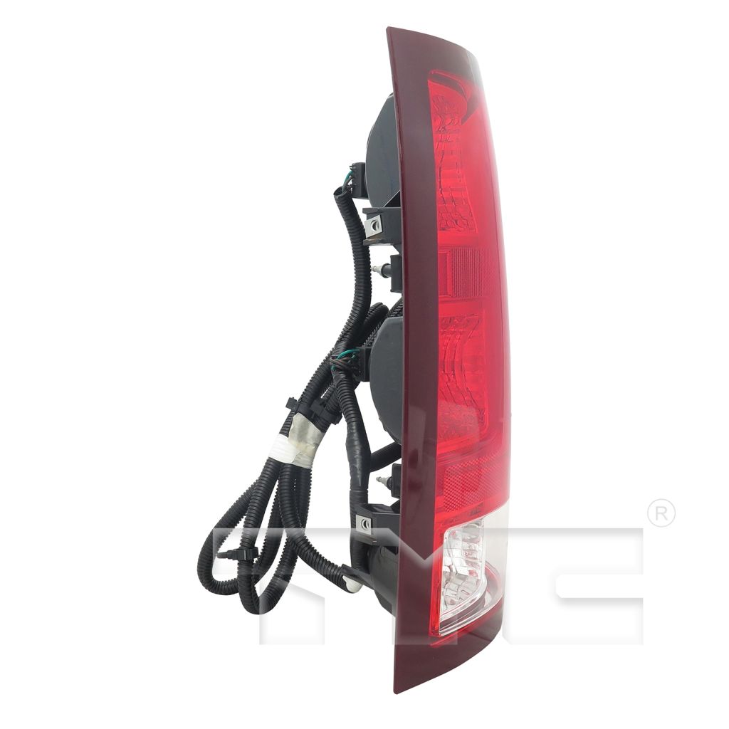GM TRUCKS & VANS SIERRA/PU 1500 (GMC) TAIL LAMP ASSEMBLY RIGHT (Passenger Side)(EXC DENALI)(921 BACK UP BULB) **CAPA** OEM#20840274 2010-2011 PL#GM2801250C
