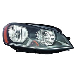 VOLKSWAGEN GTI HEAD LAMP ASSY RIGHT (Passenger Side) (HALOGEN)(TO 6-29-14) **CAPA** OEM#5G0941006C 2015 PL#VW2503158C