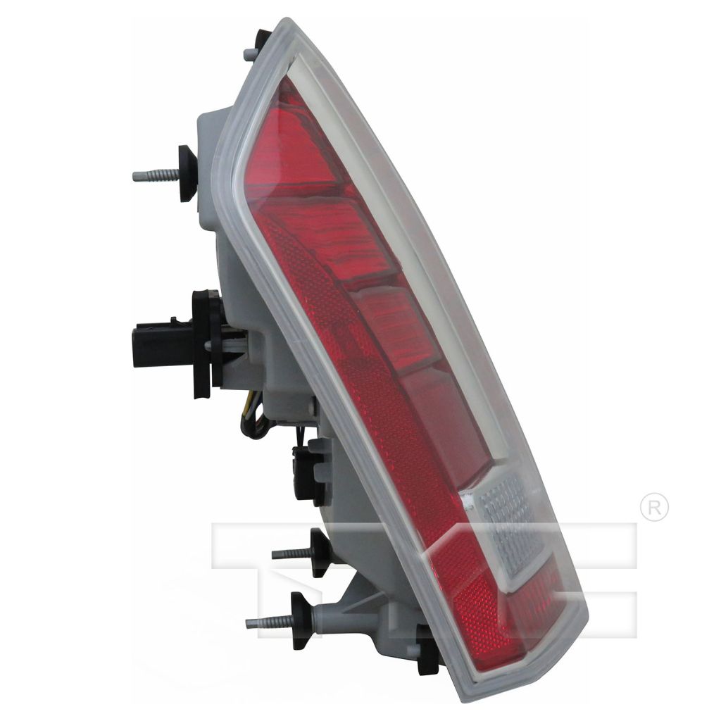 CHRYSLER 300 TAIL LAMP ASSEMBLY LEFT (Driver Side) (W/CNTR CHROME TRIM)(FM 3-19-12)(CLEAR LENS) **CAPA** OEM#68154607AC 2012-2014 PL#CH2818135C