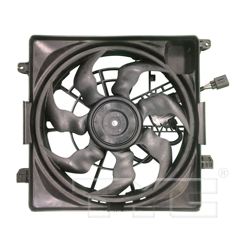 KIA SPORTAGE RADIATOR FAN ASSEMBLY 2.0L TURBO FWD (SX) OEM#25380D3100 2017-2022 PL#HY3115154
