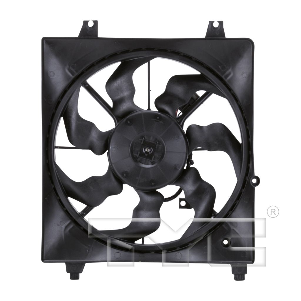 HYUNDAI SANTA FE RADIATOR FAN ASSEMBLY LEFT (Driver Side) 2.7L/3.3L OEM#253802B100 2007-2009 PL#HY3115113