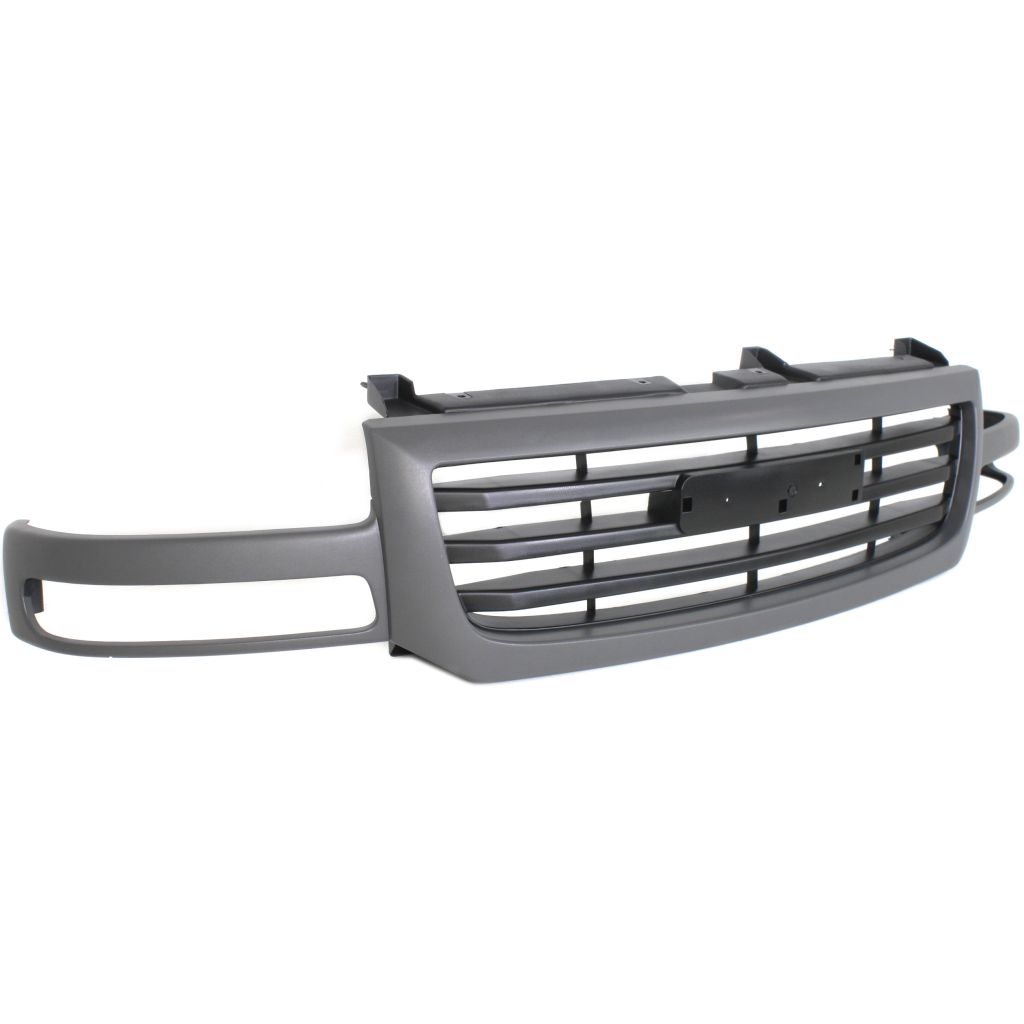 GM TRUCKS & VANS SIERRA/PU (GMC) (07 OLD STYLE) GRILLE GRAY/BLACK (1500/2500)(EXC C3 & Denali) OEM#19130790 2003-2007 PL#GM1200476