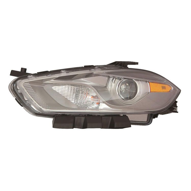 DODGE DART HEAD LAMP ASSY LEFT (Driver Side) (Driver Side) (HID)(CHROME BEZEL) **CAPA** OEM#68292807AB 2013-2016 PL#CH2518144C