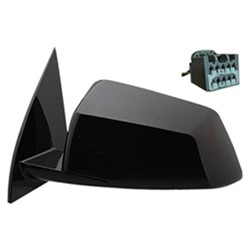 SATURN OUTLOOK DOOR MIRROR LEFT (Driver Side) PWR/N-HTD/M-FOLD (WO/SIGNAL)BLK OEM#23453775 2009-2010 PL#GM1320388