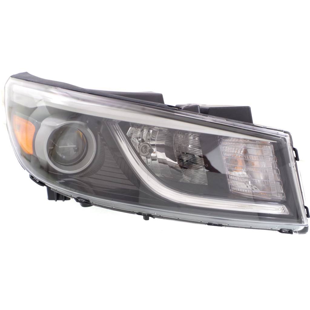 KIA SEDONA MINIVAN HEAD LAMP ASSY RIGHT (Passenger Side) (HALOGEN)(WO/ LED)(L/LX) OEM#92102A9110 2015-2018 PL#KI2503181