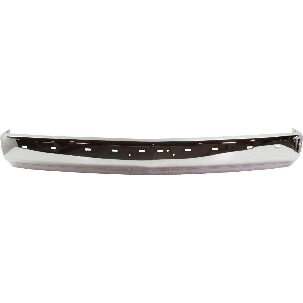 GM TRUCKS & VANS TAHOE (CHEVY) (HEAD/LAMP & C/L 2pcs Design ) FRONT BUMPER CHROME WRS (W/O AIR INTAKE) OEM#15574111 1995-2000 PL#GM1002802