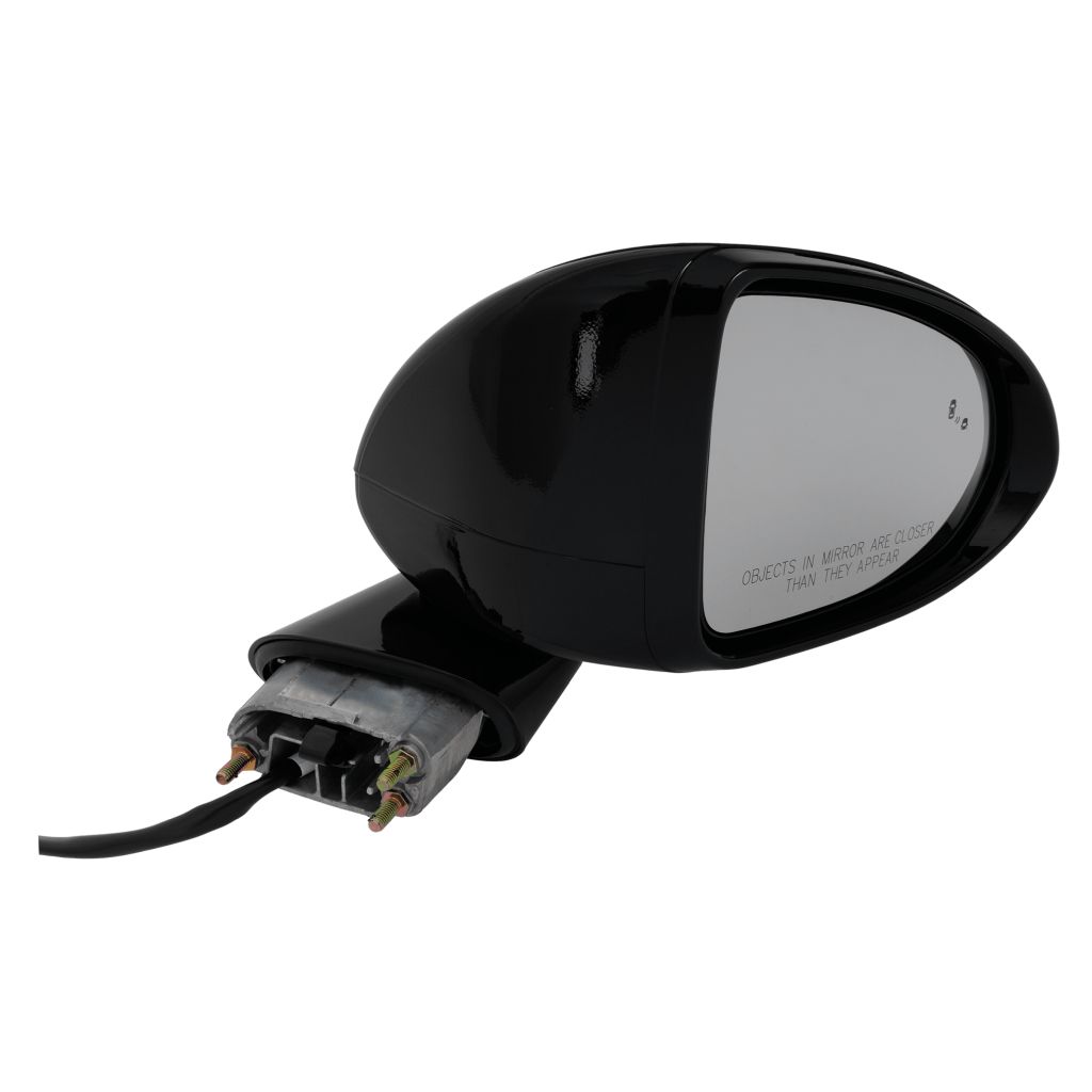HYUNDAI SONATA DOOR MIRROR RIGHT (Passenger Side) PWR/HTD/SIGNAL (BLIND DETECT)(SEL PLUS/N LINE)(MATE BLACK) OEM#87620L0040 2020-2023 PL#HY1321273