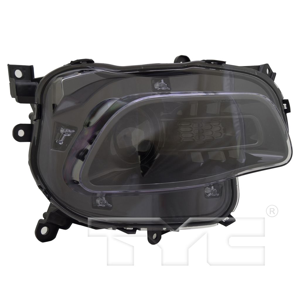 JEEPVEHICLE CHEROKEE HEAD LAMP ASSY RIGHT (Passenger Side) (HALOGEN)(BLACK BEZEL)(LOWER)**CAPA** OEM#68292992AB 2016-2018 PL#CH2503313C
