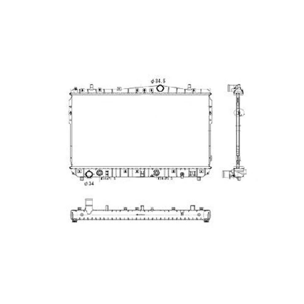 SUZUKI FORENZA RADIATOR (2.0L)(AT) OEM#1770085Z01 2004-2008 PL#SZ3010137