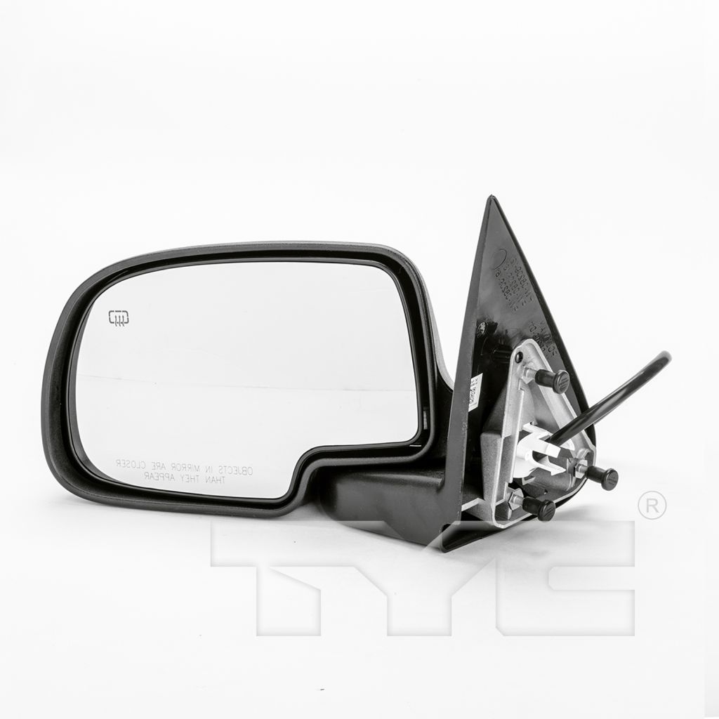 GM TRUCKS & VANS AVALANCHE DOOR MIRROR LEFT (Driver Side) PWR/HTD (WO/PUDDLE LAMP)(PTD CVR) OEM#GM1320226 2002 PL#GM1320226