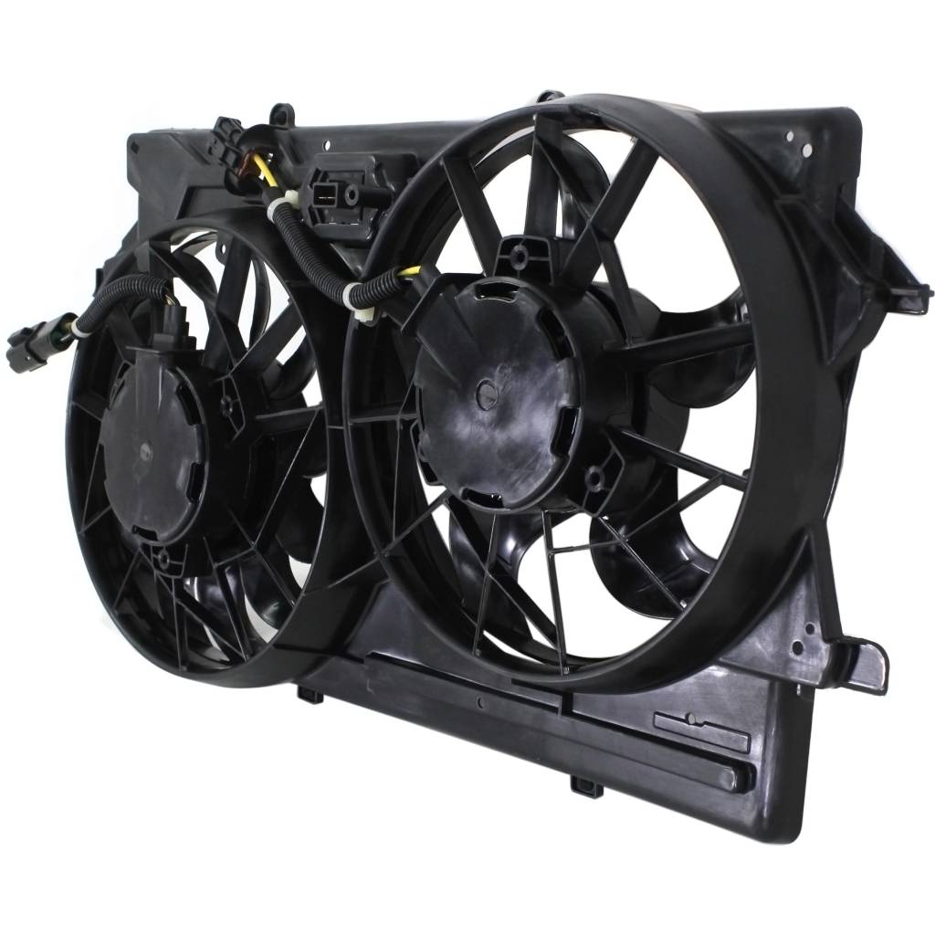FORD FOCUS RADIATOR & A/C FAN ASSY (2.0L DOHC W/AC)(DUAL FAN) OEM#3S4Z8C607A 2003-2004 PL#FO3115153