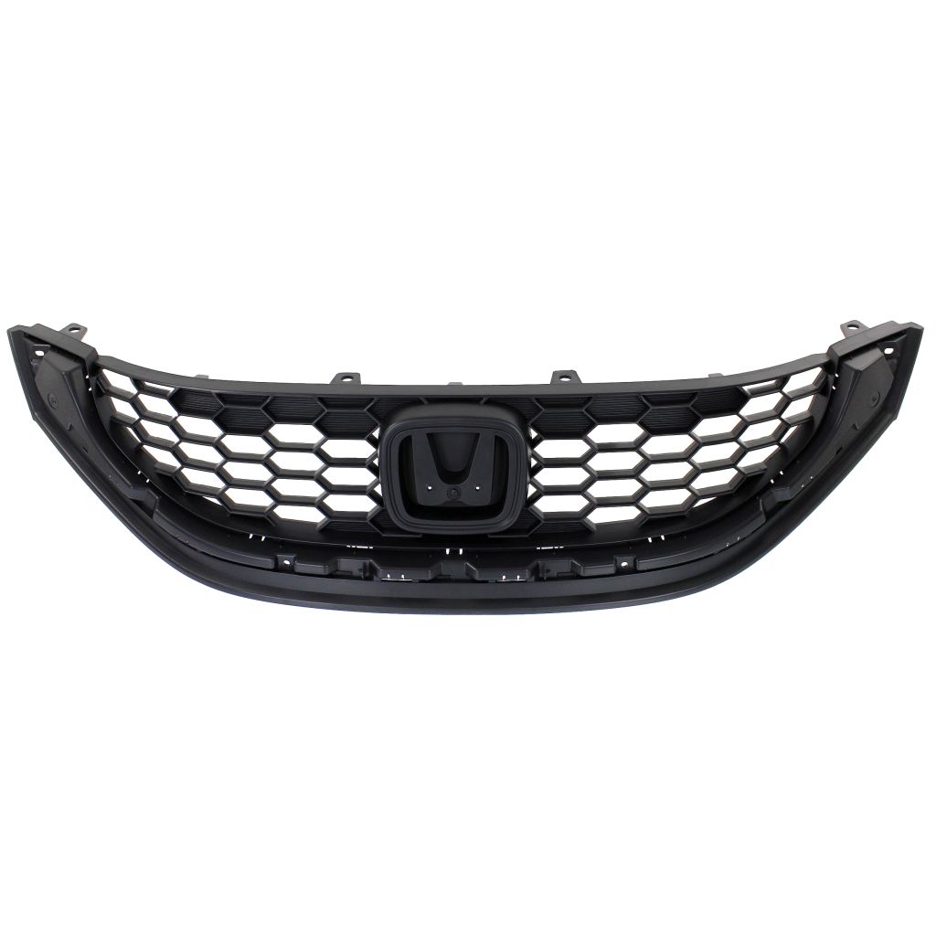 HONDA CIVIC SEDAN GRILLE TEXT BLACK 1.8L **CAPA** OEM#71121TR3A01 2013-2015 PL#HO1200216C