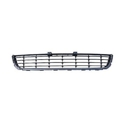 VOLKSWAGEN GOLF (2/4 DR) (LH Exhaust) FRONT BUMPER GRILLE BLACK W/CHR MOLDING OEM#5K0853671RYP 2010-2014 PL#VW1036122