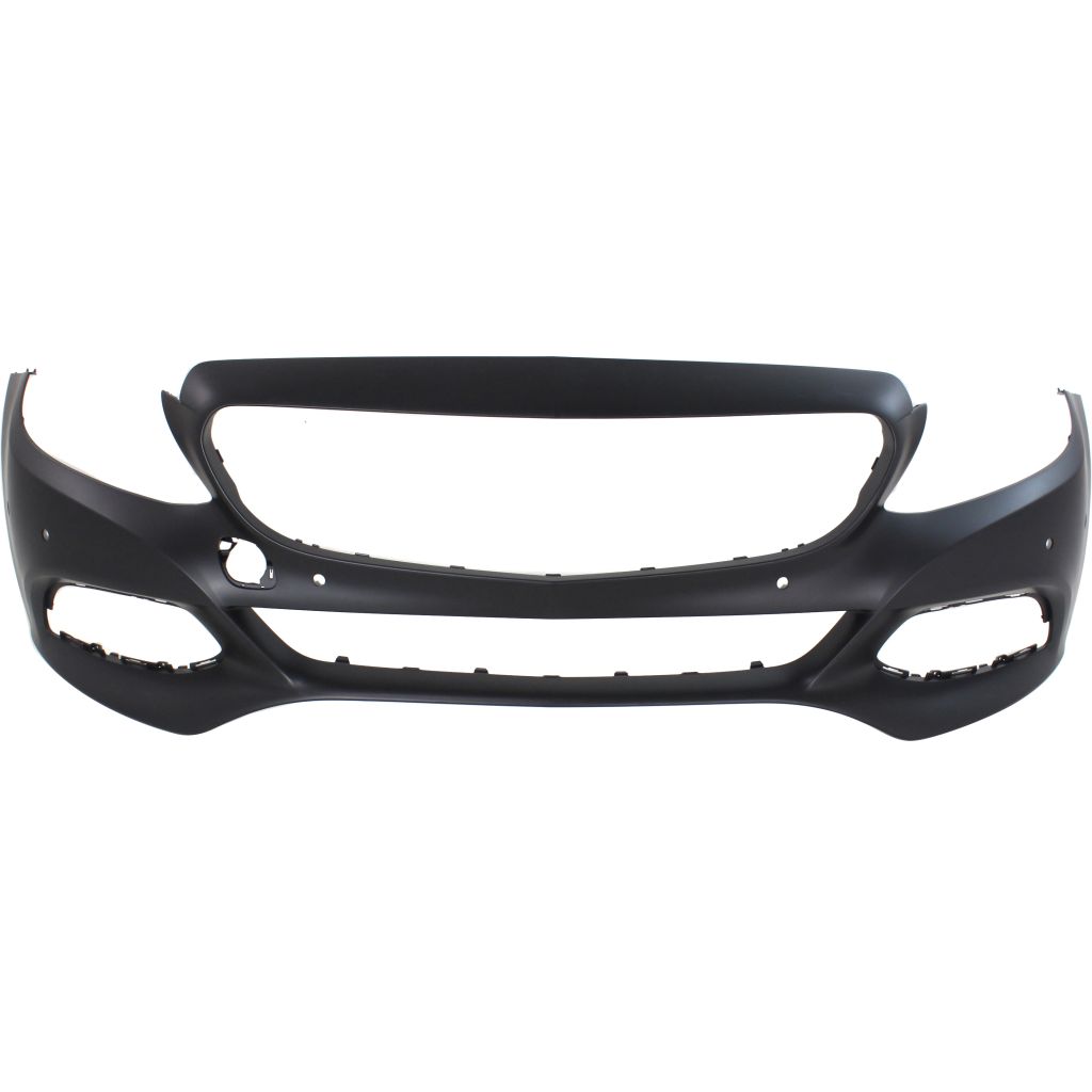 MERCEDES-BENZ C-CLASS COUPE FRONT BUMPER COVER PRIMED (C300 W/O SPORT) W/SENSOR W/O SURROUND VIEW OEM#2058800340649999 2017-2018 PL#MB1000468
