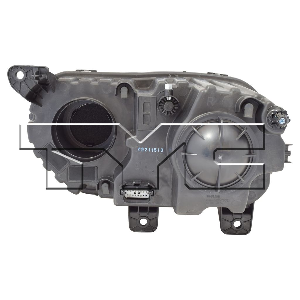 DODGE CHALLENGER HEAD LAMP ASSEMBLY RIGHT (Passenger Side) (HALOGEN)**CAPA** OEM#68174064AF 2015-2023 PL#CH2503267C