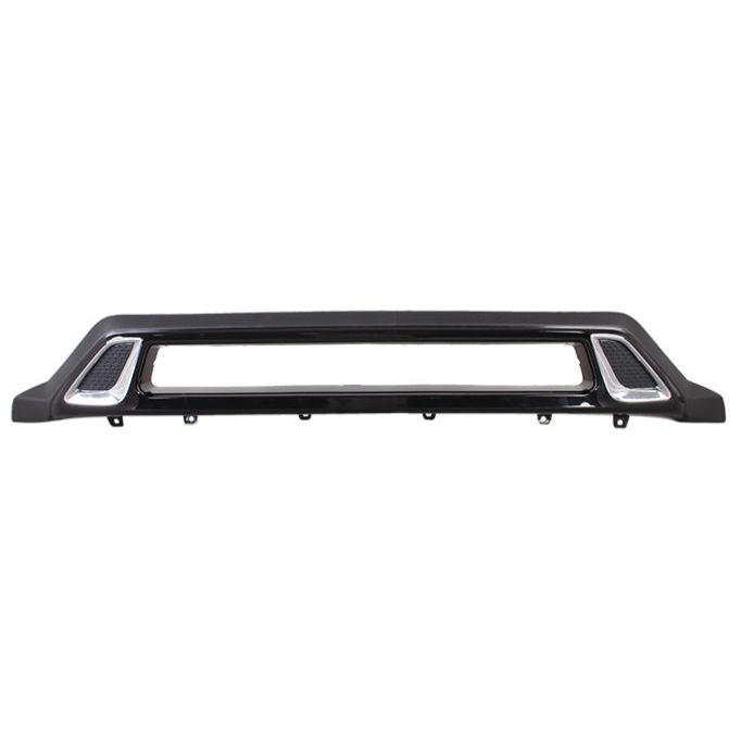 MITSUBISHI OUTLANDER (7 SEATER) FRONT BUMPER LOWER VALANCE BLACK W/CHROME OEM#6405A333XA 2019 PL#MI1095139