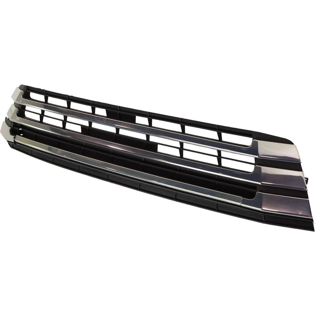 TOYOTA HIGHLANDER FRONT BUMPER GRILLE BLACK W/CHROME MLDG (WO/AROUND VIEW MONITOR) OEM#531020E080 2017-2019 PL#TO1036174