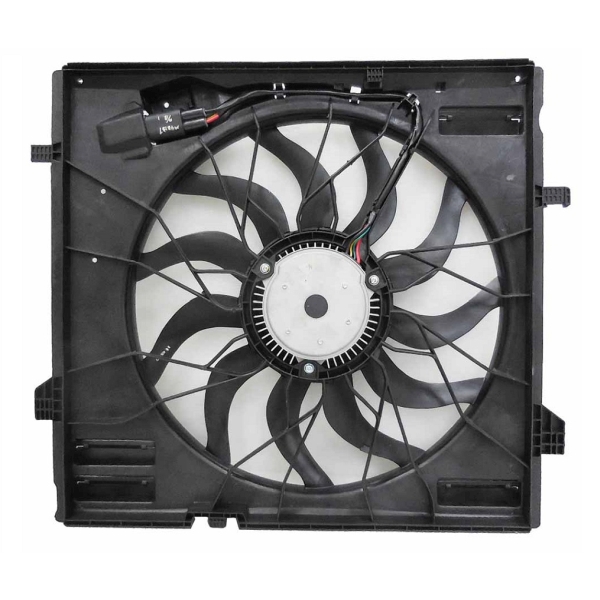 MERCEDES-BENZ GLS-CLASS (166) RADIATOR & A/C FAN ASSEMBLY (W/TOWING HITCH)(SINGLE FAN) OEM#0999064000 2017-2019 PL#MB3115127