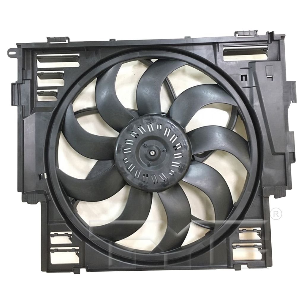 BMW BMW 5 SERIES (SEDAN) RADIATOR & A/C FAN ASSY (2.0L)(SINGLE FAN) OEM#17418642161 2012-2016 PL#BM3115118