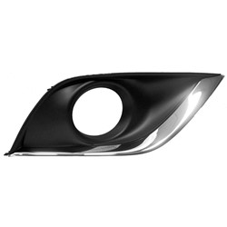 NISSAN(DATSUN) VERSA SEDAN FOG LAMP COVER RIGHT (Passenger Side) CHR/BLK (W/FOG) OEM#622566W80A 2015-2019 PL#NI1039134