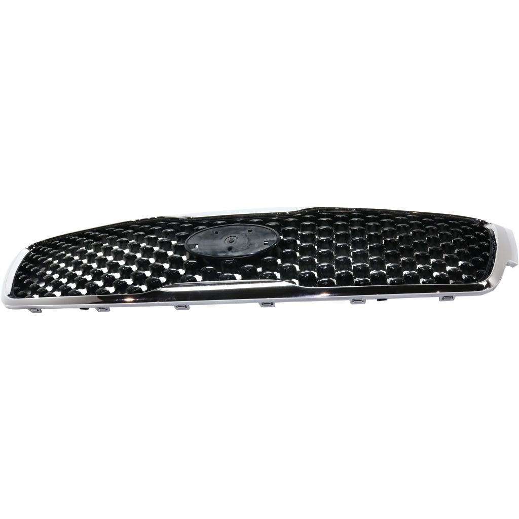 KIA SORENTO GRILLE ASSEMBLY GLOSS BLK/CHR FRAME (W/LED FOG LAMP)(WO/CAMERA) OEM#86380C6010 2016-2018 PL#KI1200182