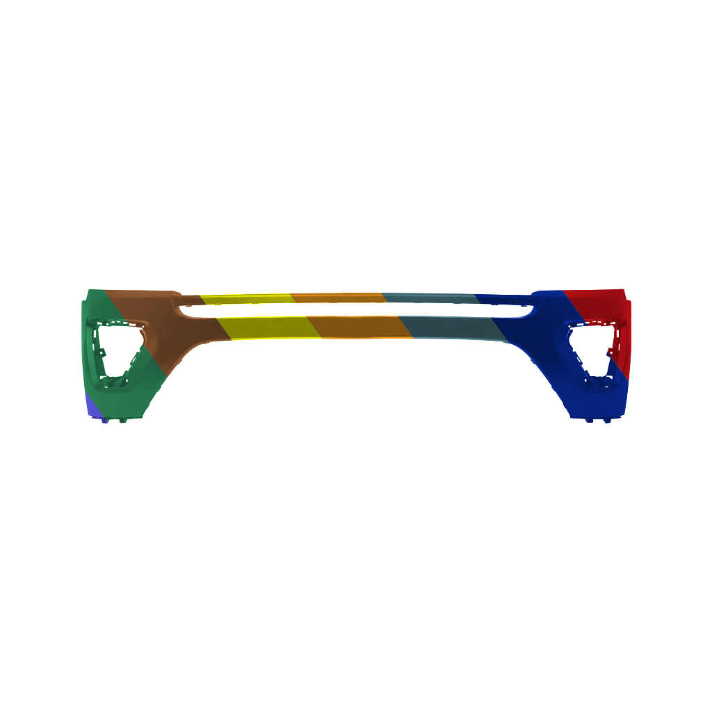 FORD TRUCKS & VANS EXPEDITION FRONT BUMPER COVER PRIMED (WO/PK SENSOR) OEM#JL1Z17D957BPTM 2018-2021 PL#FO1000747