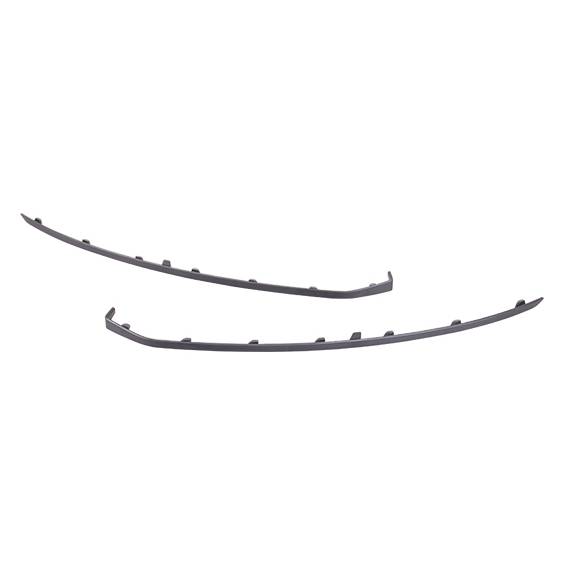 AUDI A3 SEDAN FRONT BUMPER COVER MLDG LEFT (Driver Side) MAT-BLACK **CAPA** OEM#8V5807533A 2017-2020 PL#AU1046103C