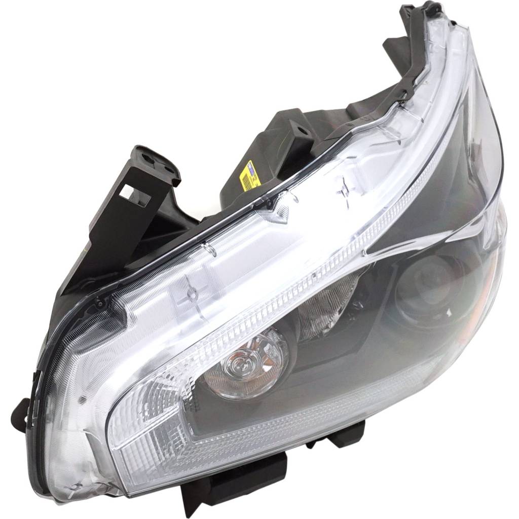 NISSAN(DATSUN) MURANO HEAD LAMP ASSEMBLY LEFT (Driver Side) (HALOGEN)(W/BLK BEZEL)**CAPA** OEM#260609UE9A 2018 PL#NI2502260C
