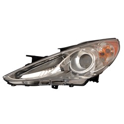 HYUNDAI SONATA HEAD LAMP ASSEMBLY LEFT (Driver Side) (HALOGEN) (SE/LTD)(CHR BEZEL) **CAPA** OEM#921013Q100 2011-2014 PL#HY2502157C