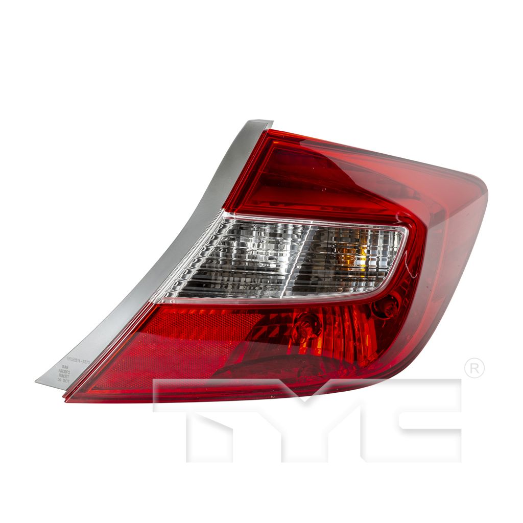 HONDA CIVIC SEDAN TAIL LAMP ASSEMBLY RIGHT (Passenger Side) OEM#33500TR0A01 2012 PL#HO2801180