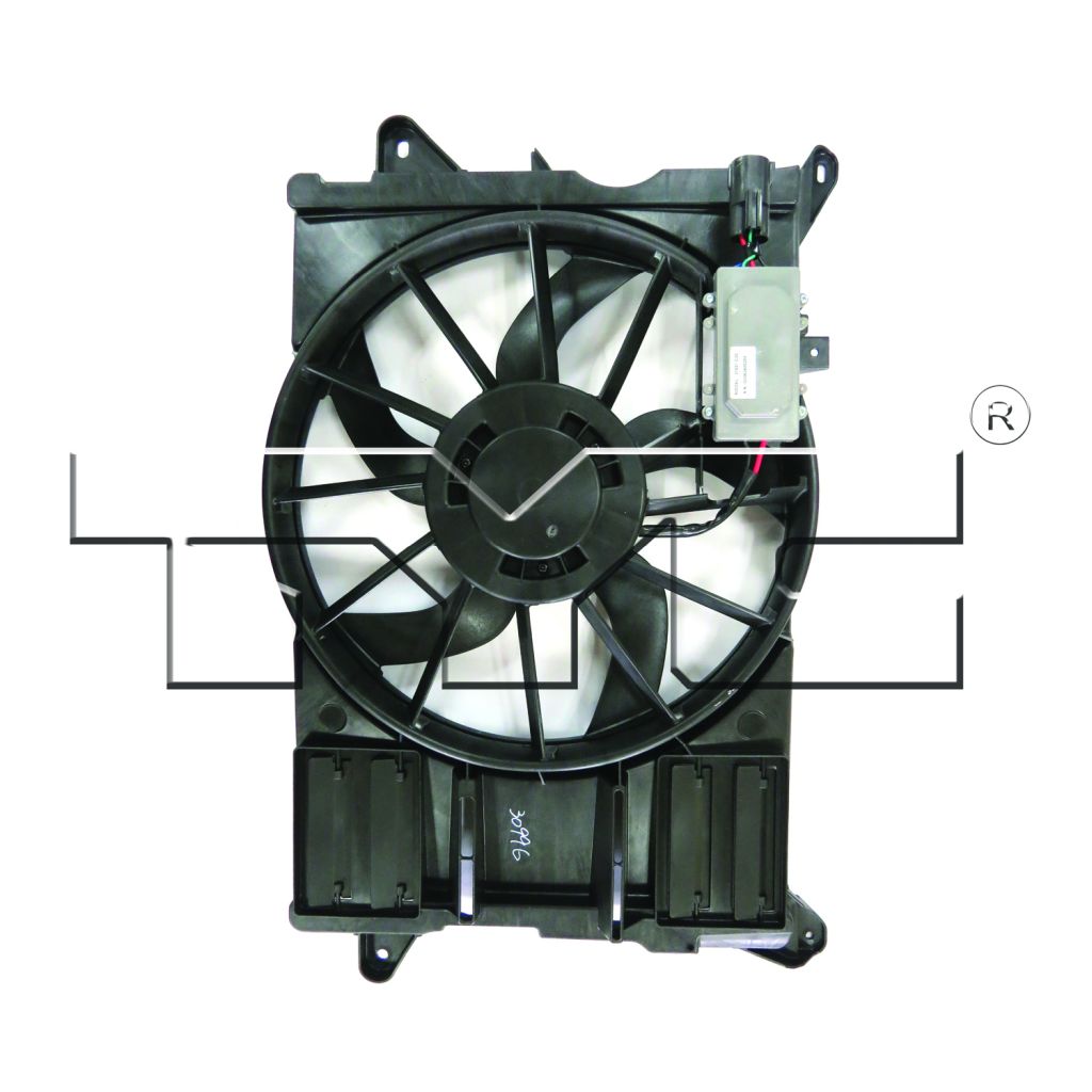 FORD TRUCKS & VANS EDGE RADIATOR & A/C FAN ASSEMBLY 2.0L TURBO W/MODULE OEM#CT4Z8C607A 2011-2014 PL#FO3115191