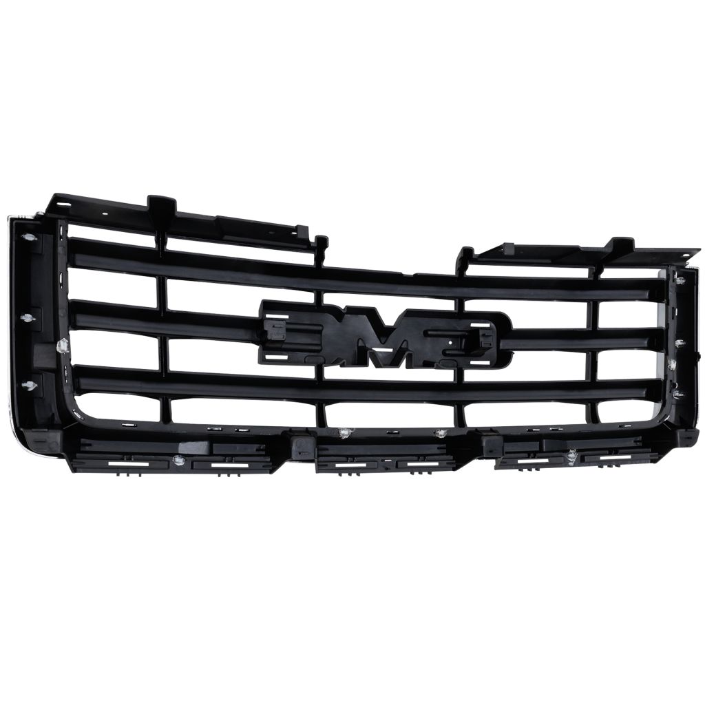 GM TRUCKS & VANS SIERRA/PU 1500 HYBRID (GMC) GRILLE ASSEMBLY CHR/BLK(CHR FRAME/ 3 BLACK BAR) OEM#22761792 2009-2012 PL#GM1200573