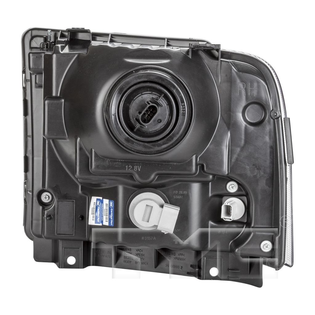 FORD TRUCKS & VANS FORD/PU (F250/350/450/550) Super Duty HEAD LAMP/PARK LAMP ASSEMBLY RIGHT (Passenger Side) (W/CHR HUSG)(COMPOSITE) OEM#6C3Z13008AB 2005-2007 PL#FO2503217