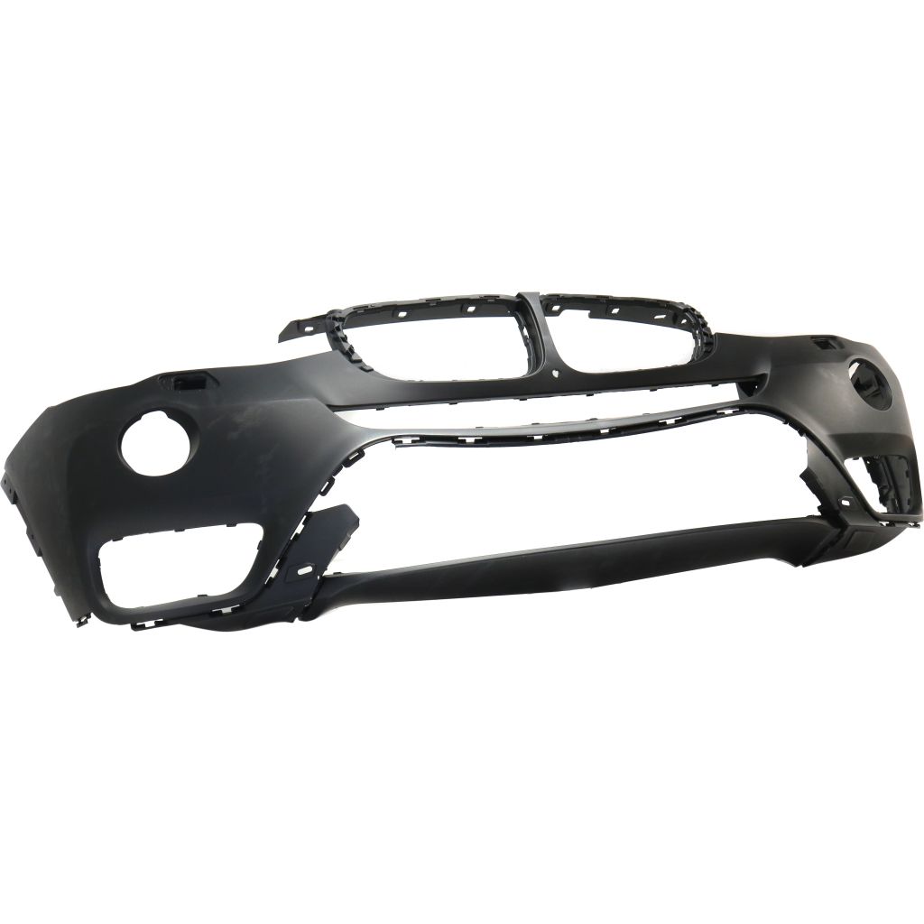 BMW BMW X3 FRONT BUMPER COVER PRM(W/LED FOG)(WO/SENSOR)(W/CAMERA)(WO/M PKG) OEM#51117389901 2015-2017 PL#BM1000352