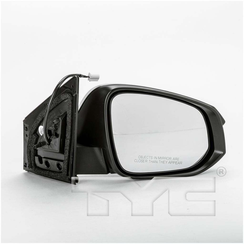 TOYOTA RAV4 DOOR MIRROR RIGHT (Passenger Side) PWR/N-HTD (WO/SIGNAL)(TXT-CVR) OEM#879100R070 2013-2014 PL#TO1321309