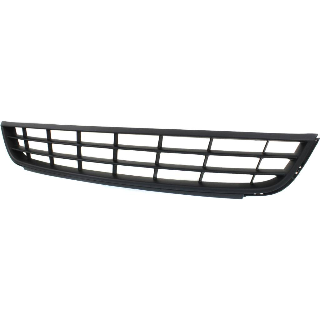 VOLKSWAGEN JETTA SEDAN (EXC GLI) FRONT BUMPER CENTER GRILLE BLACK (WO/CHR) **CAPA** OEM#5C68536779B9 2011-2014 PL#VW1036121C