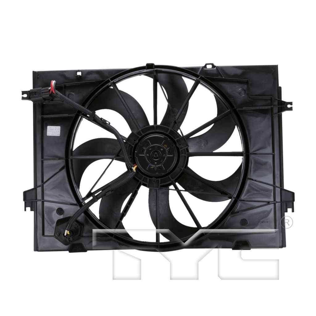 KIA SPORTAGE RADIATOR & A/C FAN ASSY (2.0L)(SINGLE FAN) OEM#253801F251 2005-2010 PL#KI3115115