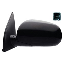HYUNDAI ACCENT HATCHBACK DOOR MIRROR LEFT (Driver Side) PWR PTM OEM#876101E650 2010-2011 PL#HY1320172