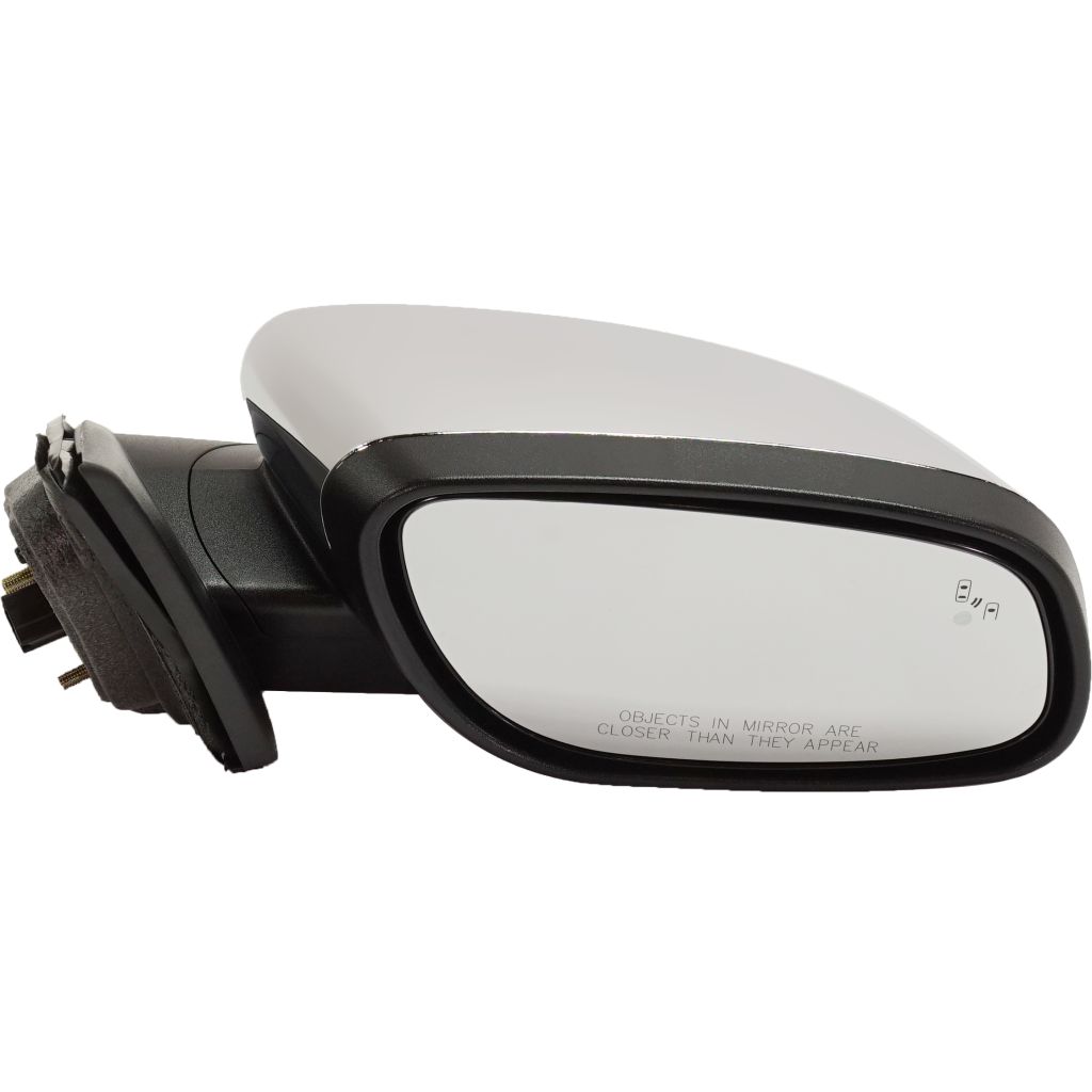 FORD TAURUS POLICE DOOR MIRROR RIGHT (Passenger Side) PWR/HTD/PUDDLE LAMP/MEMORY (W/BSD)(CHROME)(WO/DIM OEM#AG1Z17682E-PFM 2013-2019 PL#FO1321646