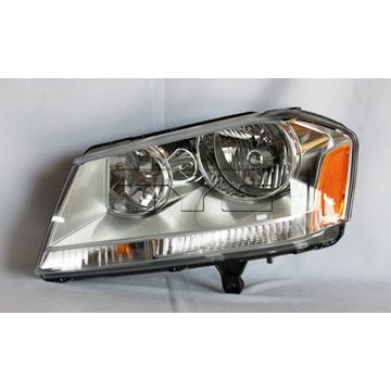 DODGE AVENGER HEAD LAMP ASSEMBLY LEFT (Driver Side) (CHROME HSG) OEM#5116343AD 2008-2014 PL#CH2502182