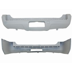 GM TRUCKS & VANS TAHOE (CHEVY) REAR BUMPER COVER PRIMED (WO/CHR MLDG)(WO/SENSOR) OEM#20951794 2007-2014 PL#GM1100785