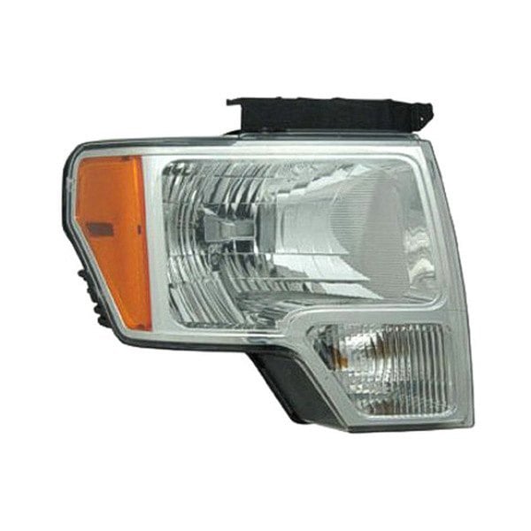 FORD TRUCKS & VANS FORD/PU (F150)(EXC SVT RAPTOR) (core required) HEAD LAMP UNIT RIGHT (Passenger Side) (HALOGEN)(CHROME TRIM)(OE TAKEOFF) OEM#DL3Z13008A 2009-2014 PL#FO2503287