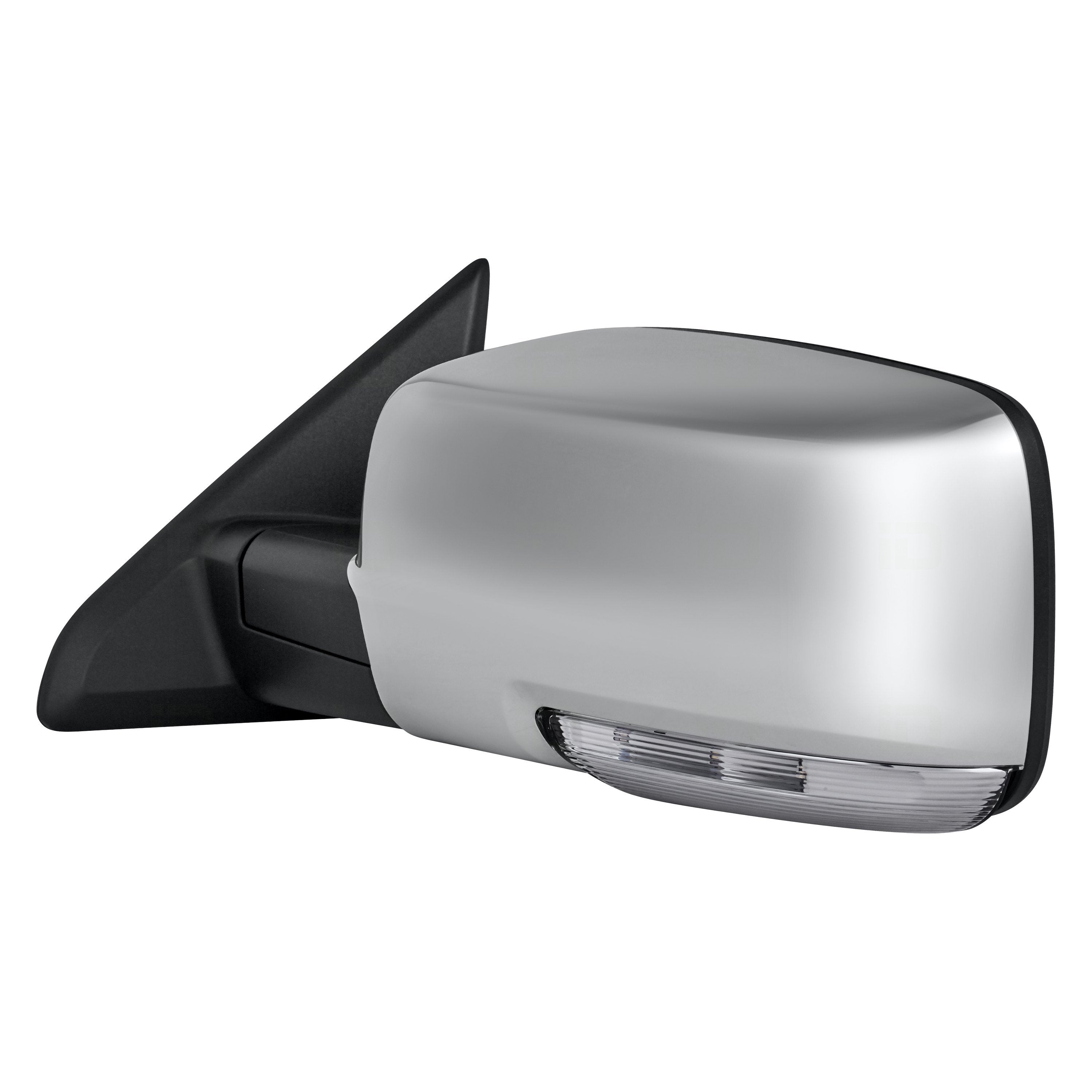 DODGE TRUCKS & VANS DODGE/PU (R1500) DOOR MIRROR LEFT (Driver Side) PWR/HTD/SIGNAL/PUDDLE/MEMORY (SINGLE GLASS)(CHR) OEM#55079043AD (P) 2009-2012 PL#CH1320292