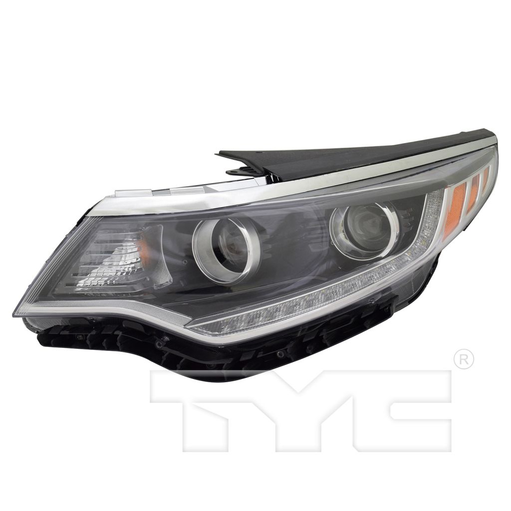 KIA OPTIMA HEAD LAMP ASSY LEFT (Driver Side) (HALOGEN)(W/DRL)(USA) OEM#92101D5080 2016-2017 PL#KI2502197
