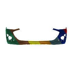 CHEVROLET CRUZE SEDAN FRONT BUMPER COVER PRIMED (WO/RS) OEM#42679642 2019 PL#GM1000A35