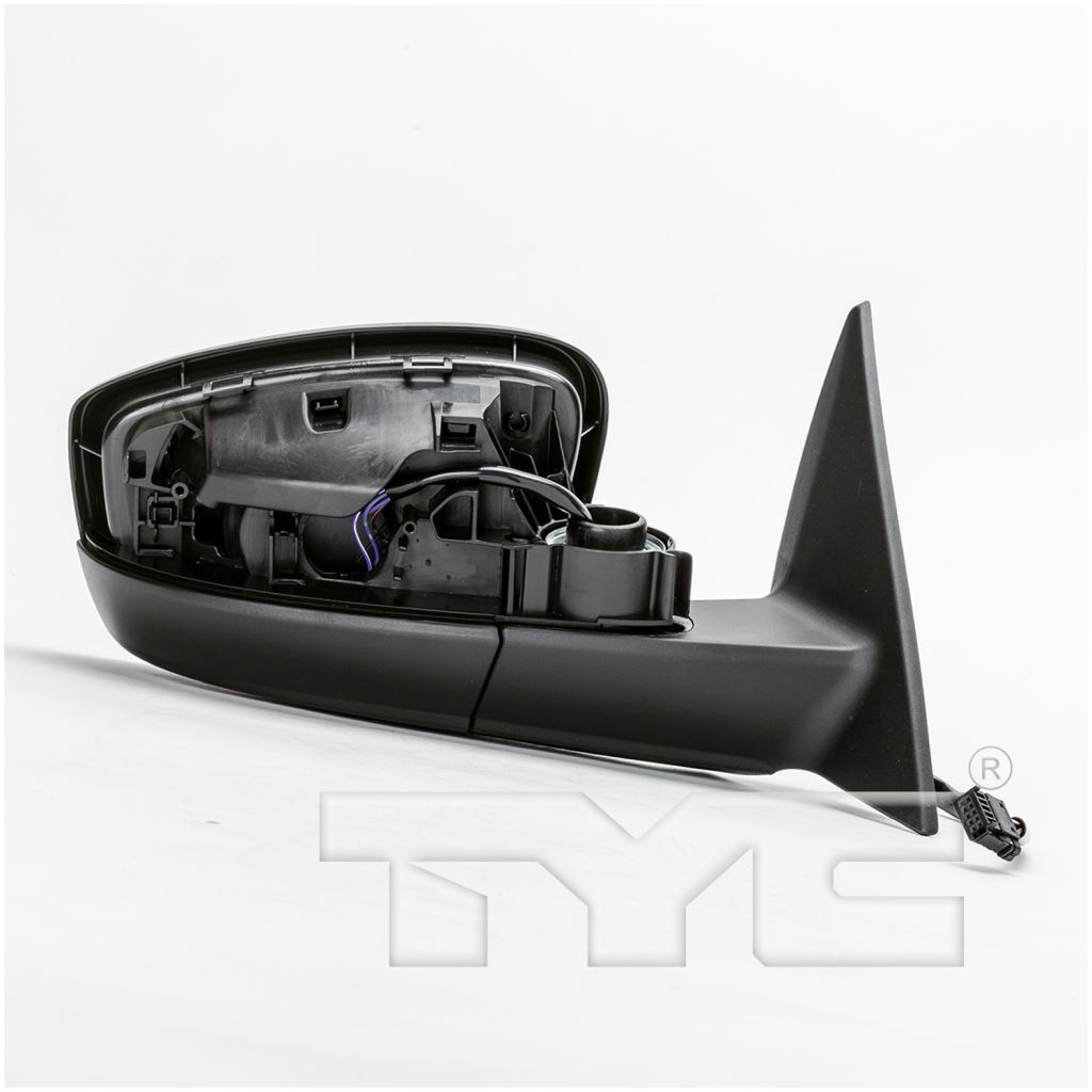 VOLKSWAGEN BEETLE DOOR MIRROR RIGHT (Passenger Side) POWER/HEATED (WO/SIGNAL) (TXT CVR)(CONVEX) OEM#5C1857508P9B9-PFM 2012-2013 PL#VW1321148