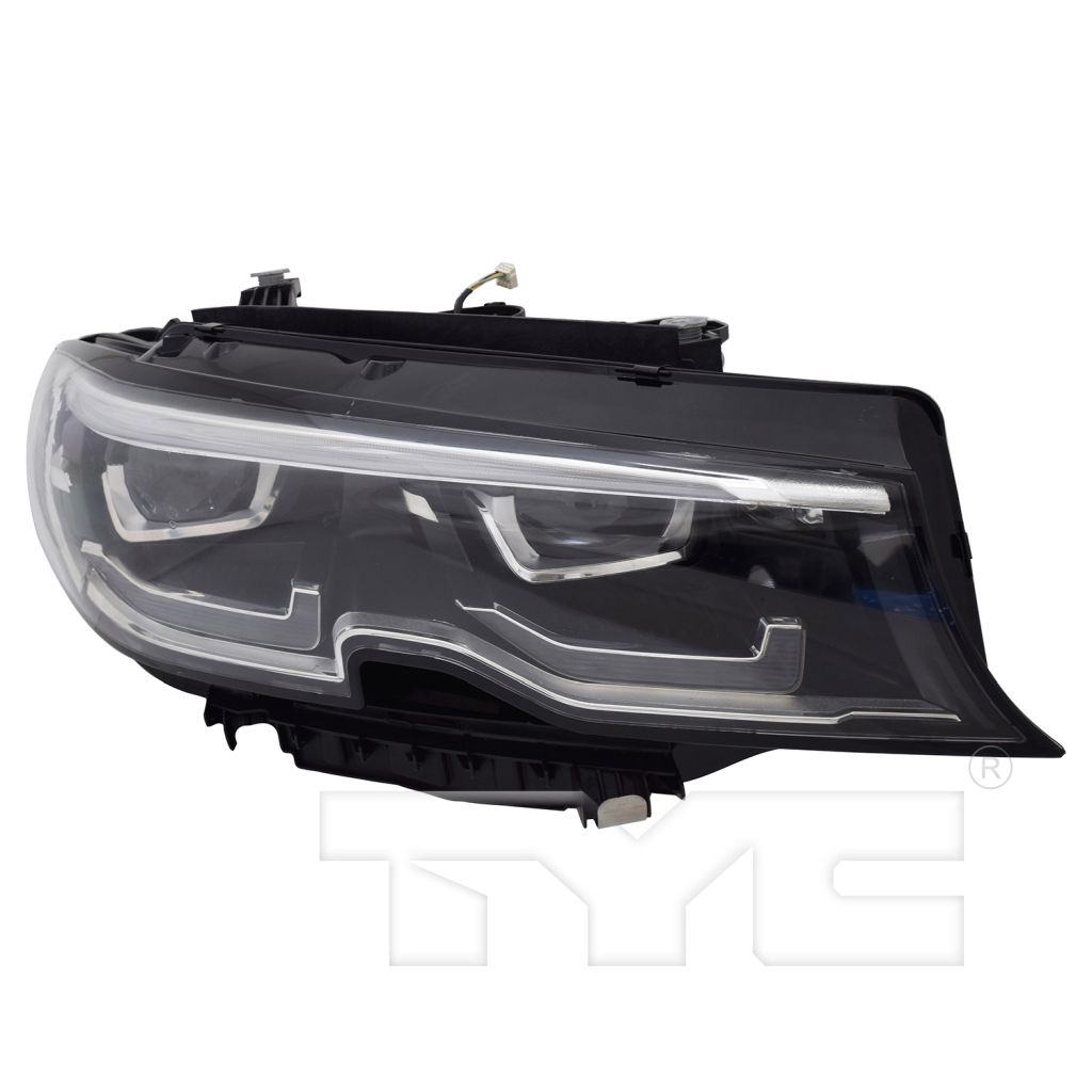 BMW BMW 3 (SEDAN) HEAD LAMP ASSY RIGHT (Passenger Side) (LED)(W/ADAPTIVE HL)(WO/SHADOW LINE) OEM#63118496160 2019-2022 PL#BM2503197