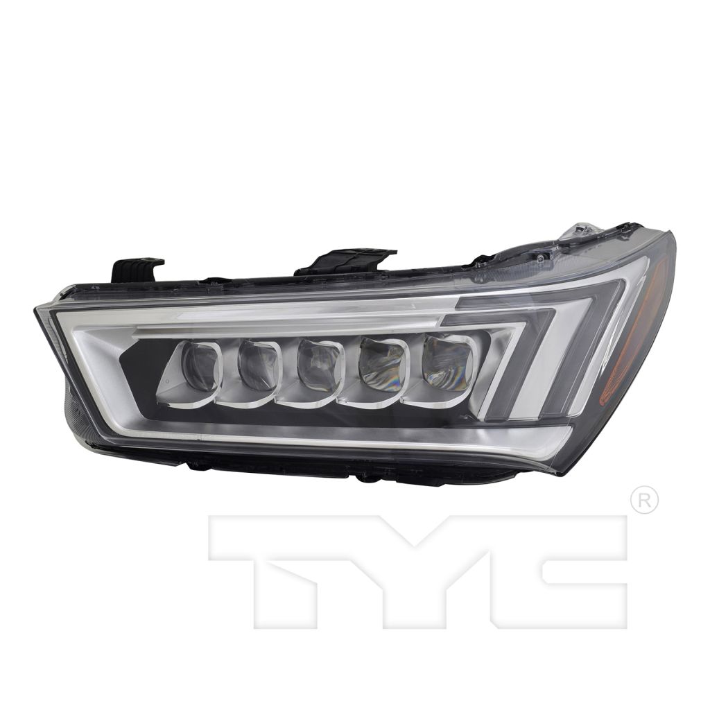 ACURA MDX HEAD LAMP ASSY LEFT (Driver Side) CHROME (LED)(WO/AUTO LEVEL)(EXC A-SPEC) OEM#33150TZ5A51 2017-2020 PL#AC2502130