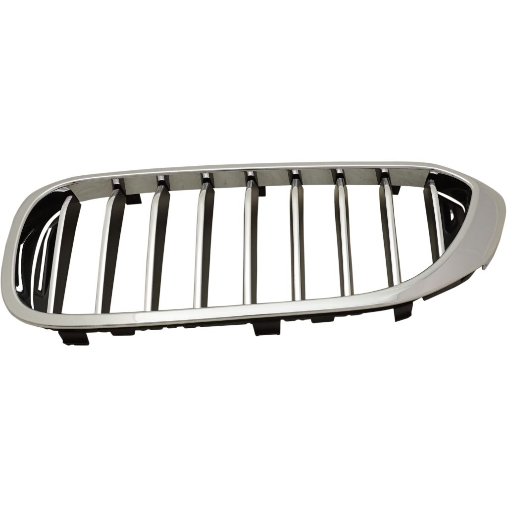 BMW BMW 5 SERIES (SEDAN) GRILLE LEFT (Driver Side) CHROME/BLACK (WO/M PKG)(WO/NIGHT VISION)(WO/LUXURY) OEM#51137383519 2017-2020 PL#BM1200296