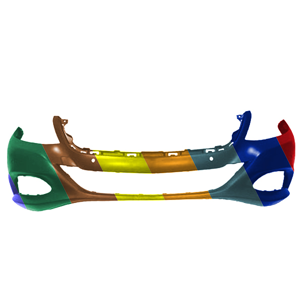 MERCEDES-BENZ S-CLASS (222) FRONT BUMPER COVER PRIMED (WO/SPORT)(W/ SENSOR) OEM#22288002479999 2014-2017 PL#MB1000461